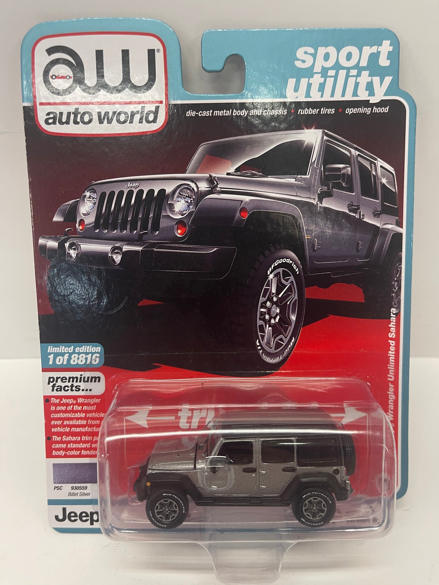 AUTO WORLD 1:64 2018 JEEP WRANGLER "YOU PICK"