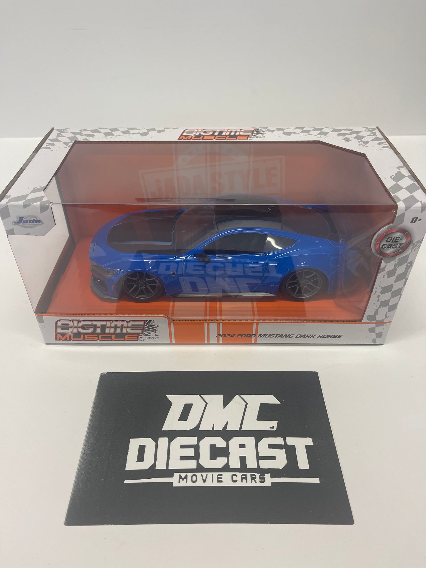 2024 Ford Mustang Dark House Blue "Mustang Horse" "Bigtime Muscle" Series 1/24 Diecast Model Car by Jada