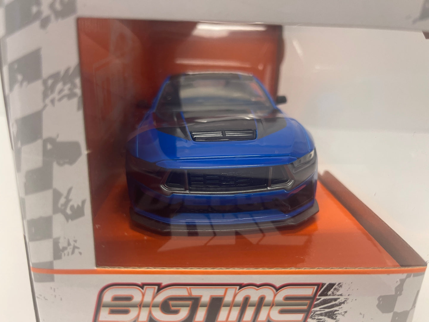 2024 Ford Mustang Dark House Blue "Mustang Horse" "Bigtime Muscle" Series 1/24 Diecast Model Car by Jada