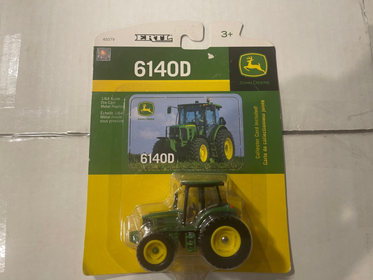 1/64 Scale John Deere 6140D Fwa Tractor Die-Cast Ertl