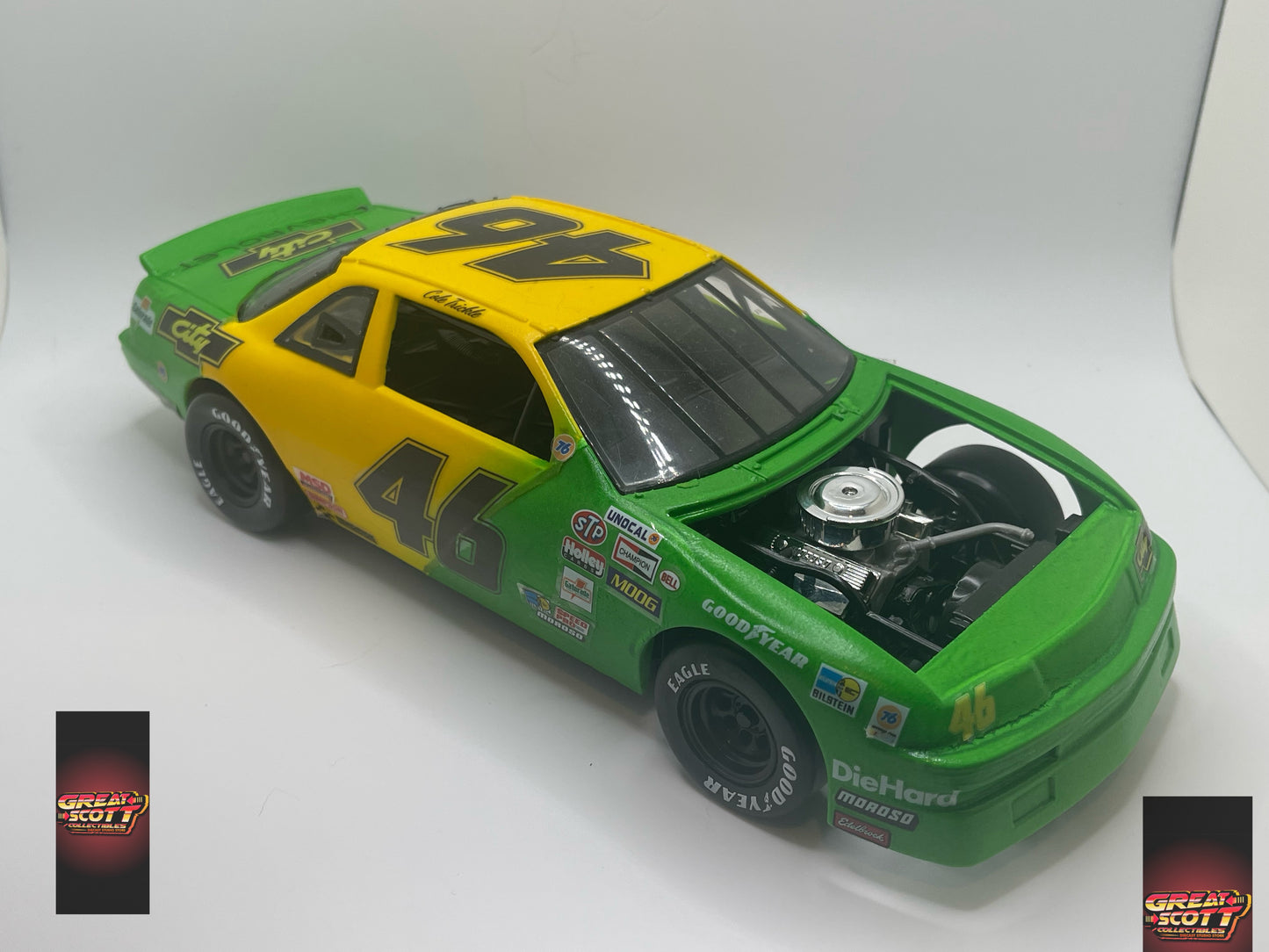 1/18 Scale Model Cars [ DAYS OF THUNDER] Diecast Replicas, CUSTOM BUILT