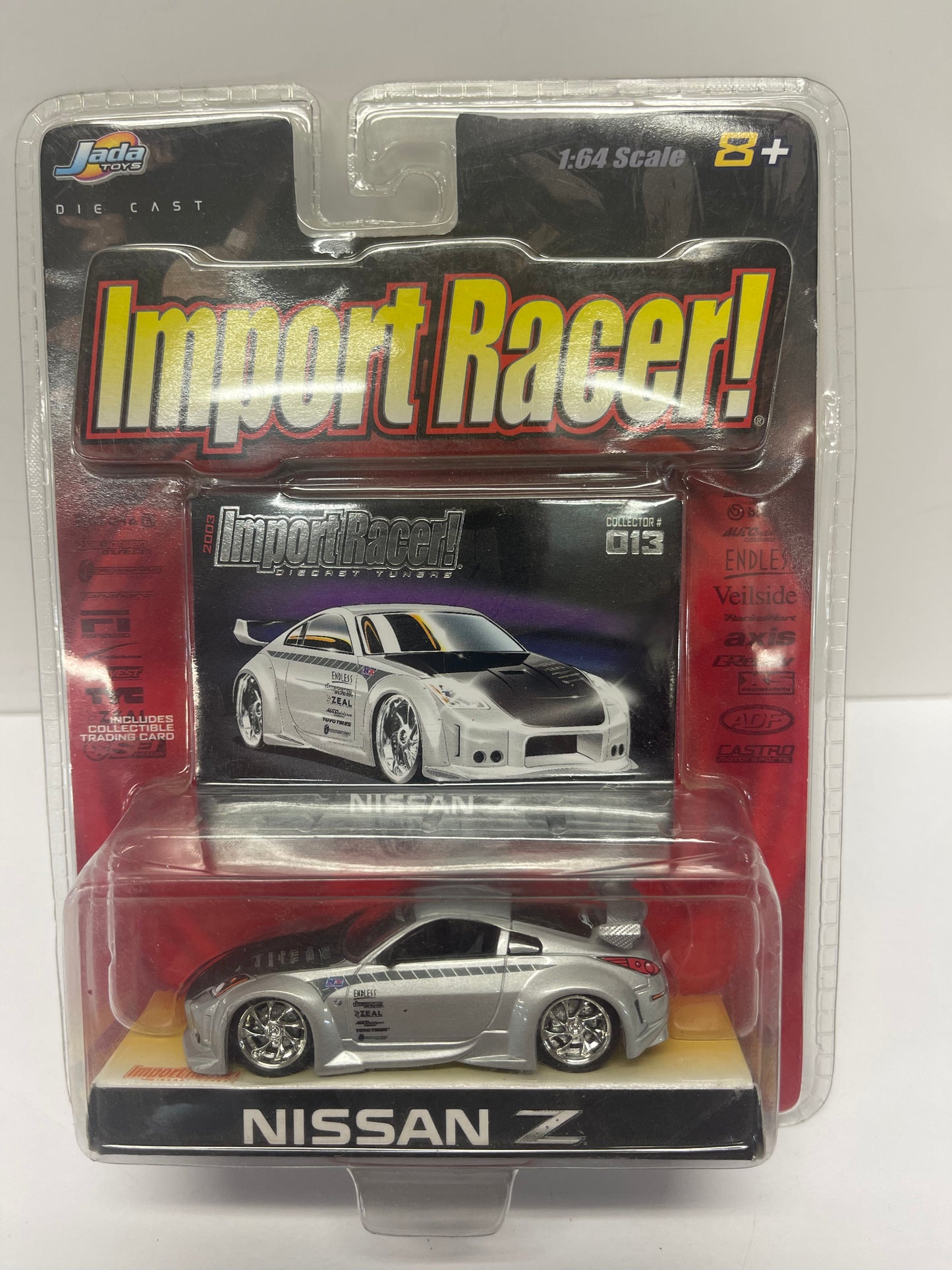 Jada Toys Import Racer! NISSAN 350Z Silver 2003 #013 Die Cast 1:64 JDM Z Rare