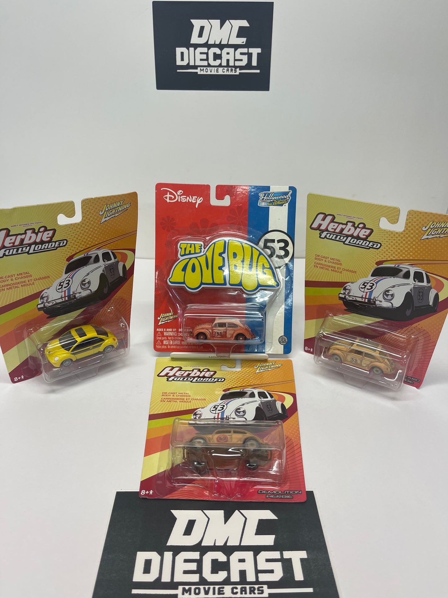 JOHNNY LIGHTNING 1:64 HERBIE "THE LOVE BUG" 4 OPTIONS!