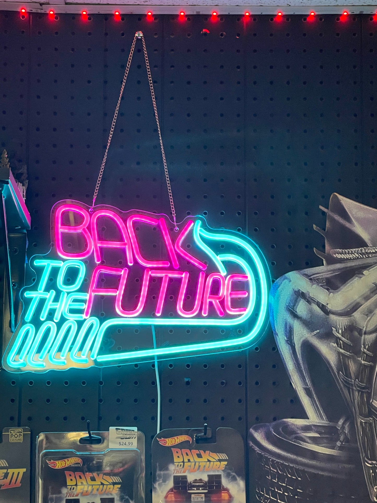Back to the Future Neon LED Sign Wall Movie Theatre Decor 15.4 in by 10.2 in