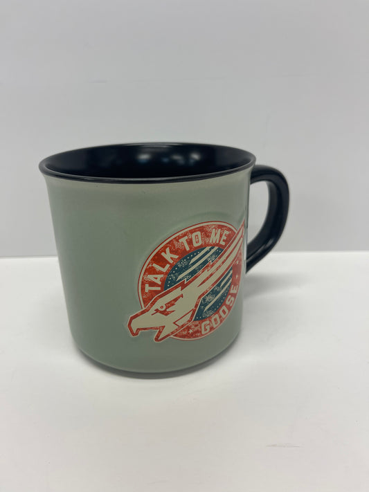 Top Gun Talk to Me Goose Stoneware Coffee Mug, 16oz,