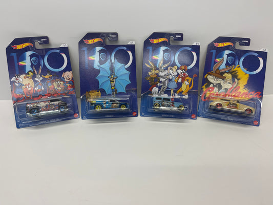 HOT WHEELS WARNER BROTHERS SET 1-4