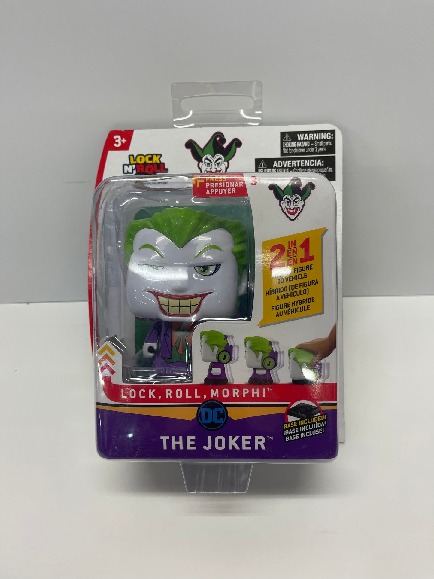 DC The Joker Lock N’Roll Pals (Hybrid Figure To Vehicle Toy) Brand New