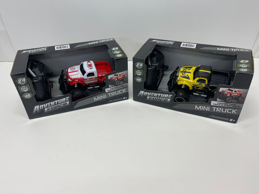 Adventure Force Mini Fire Truck & Yellow/blk TRUCK SET