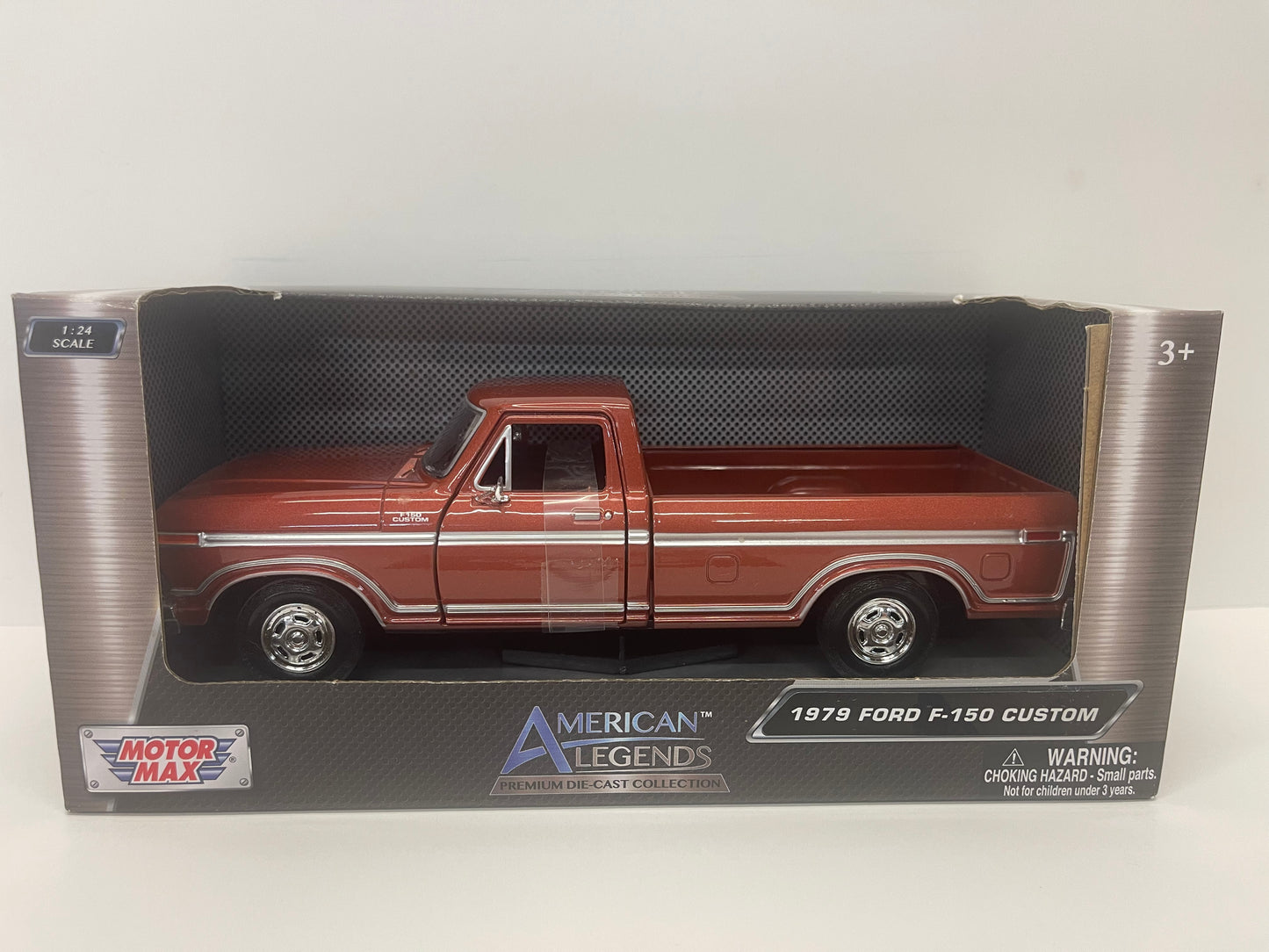 Motor Max American Legends 1979 Ford F-150 Custom Brown Premium Diecast 1/24