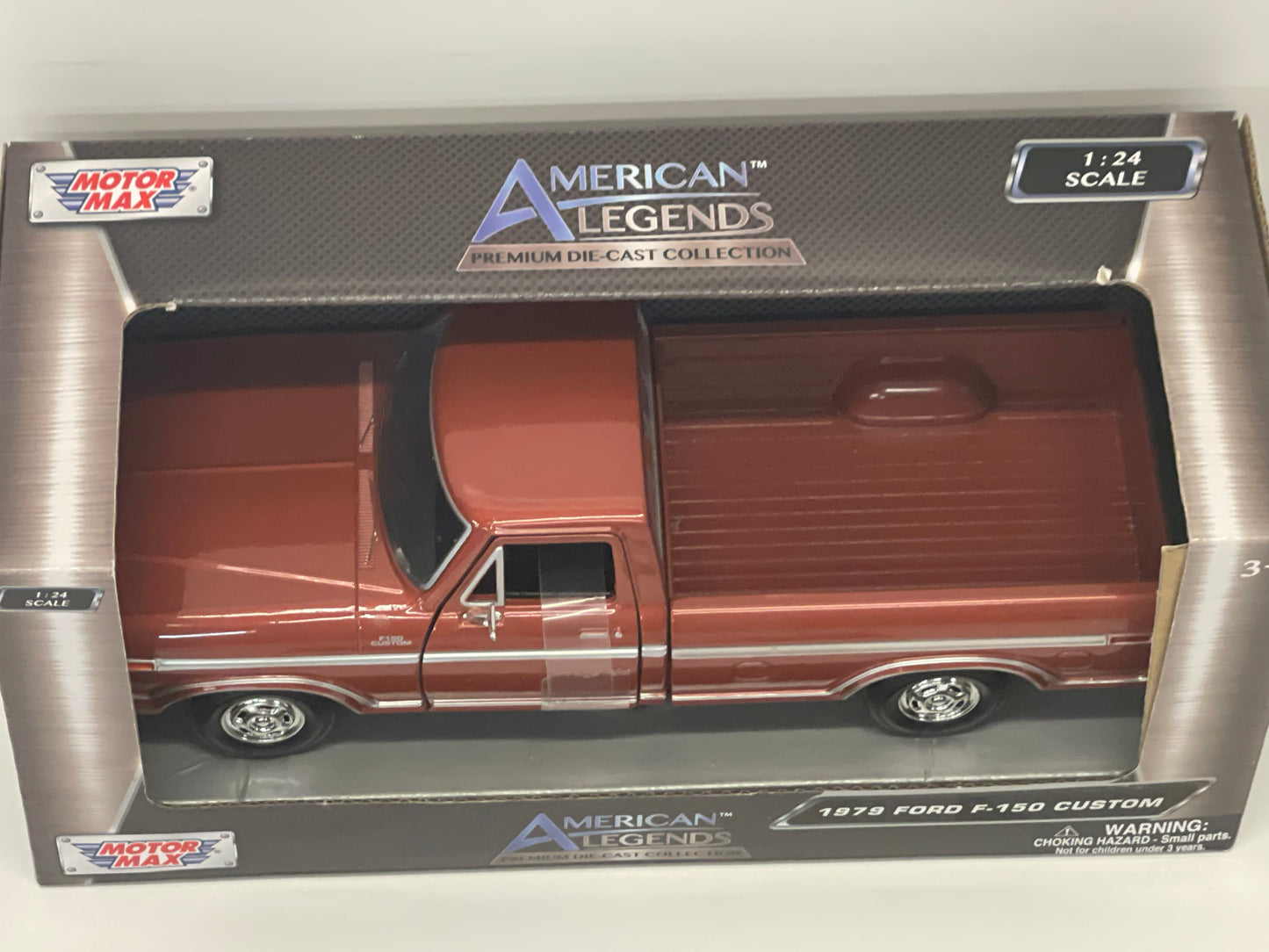 Motor Max American Legends 1979 Ford F-150 Custom Brown Premium Diecast 1/24