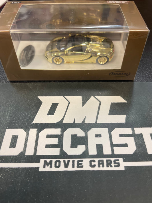 Mortal 1:64 Bugatti Veyron HEC 2024 Limited Edition Diecast Model GOLD