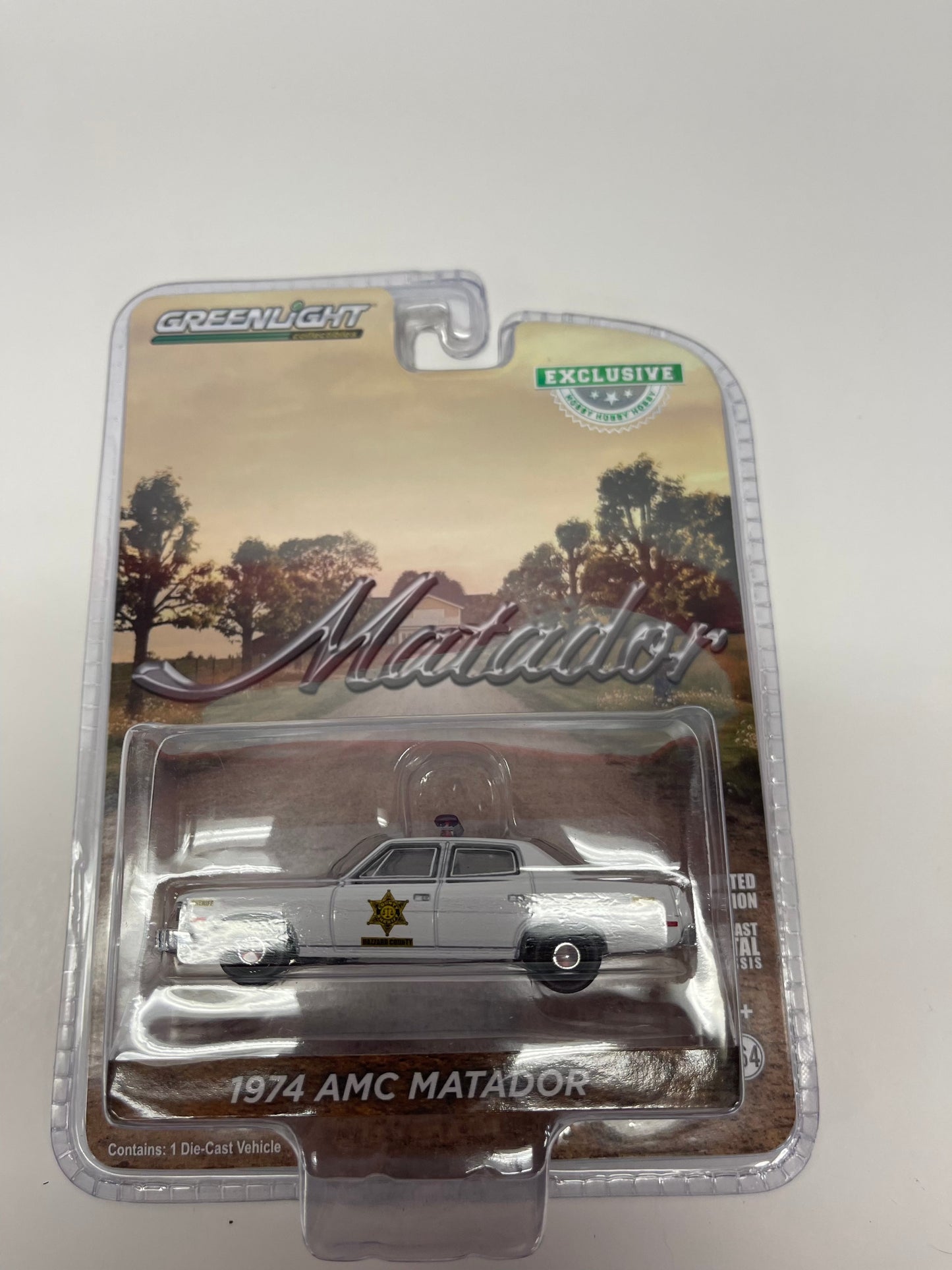 "Hazzard County Sheriff" "Hobby Exclusive" 1/64 Diecast Model Car by Greenlight "YOUR CHOICE"