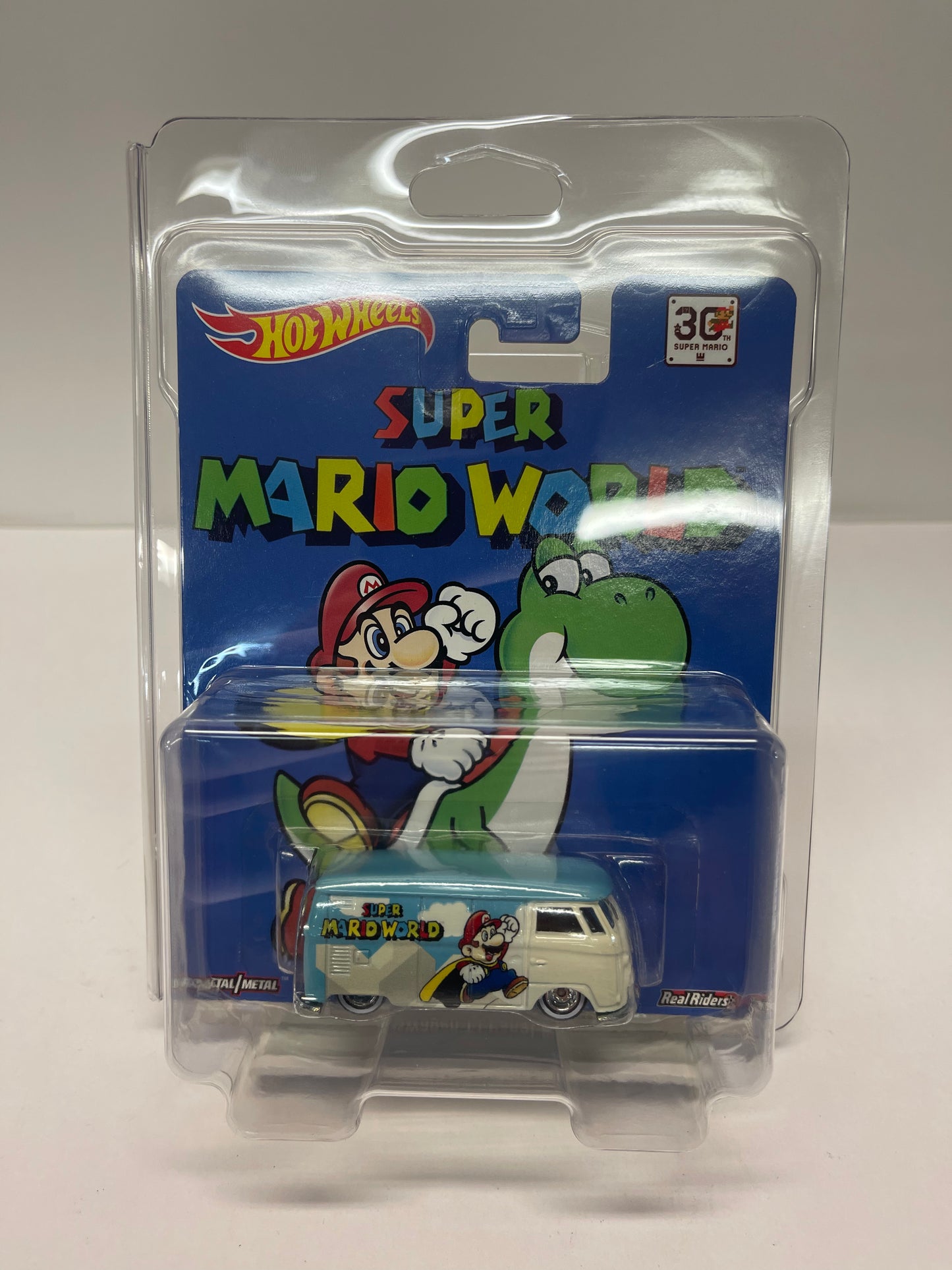 2015 HOT WHEELS SUPER MARIO bros WORLD VOLKSWAGEN PANEL BUS T1