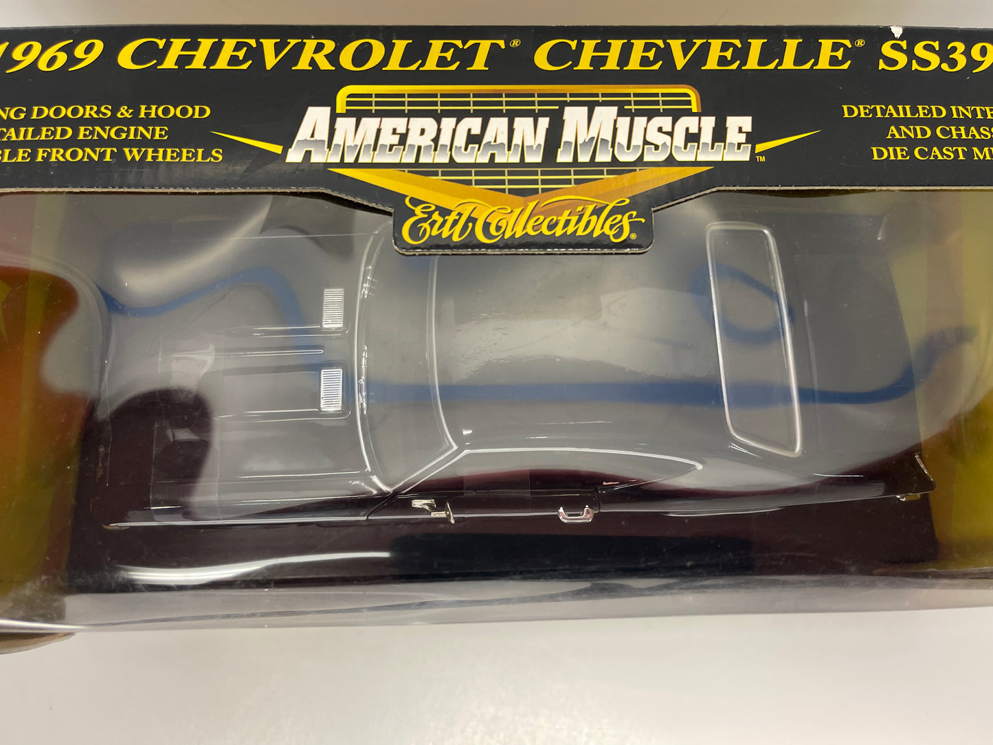 1969 Chevrolet Chevelle SS396 1:18 ERTL Black Die Cast Black