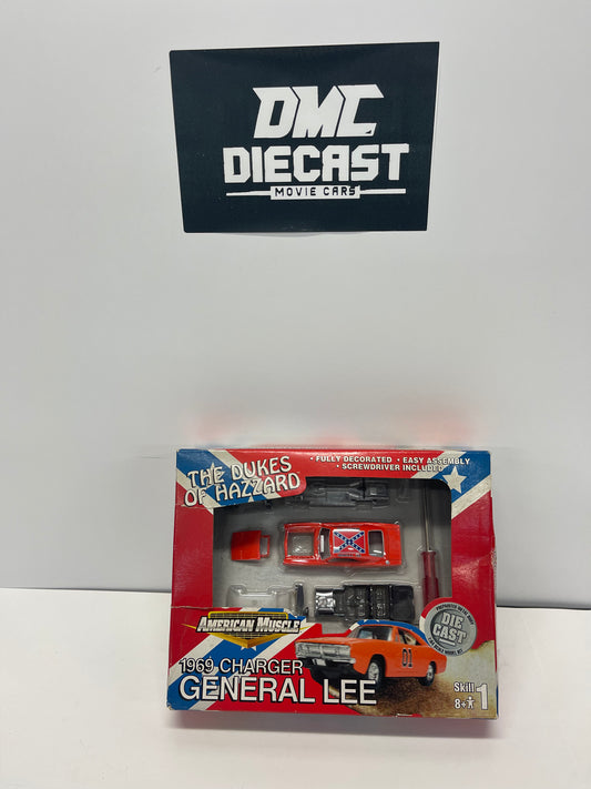 American Muscle 1969 Charger General Lee Dukes Of Hazzard 1:64 Diecast Model Kit