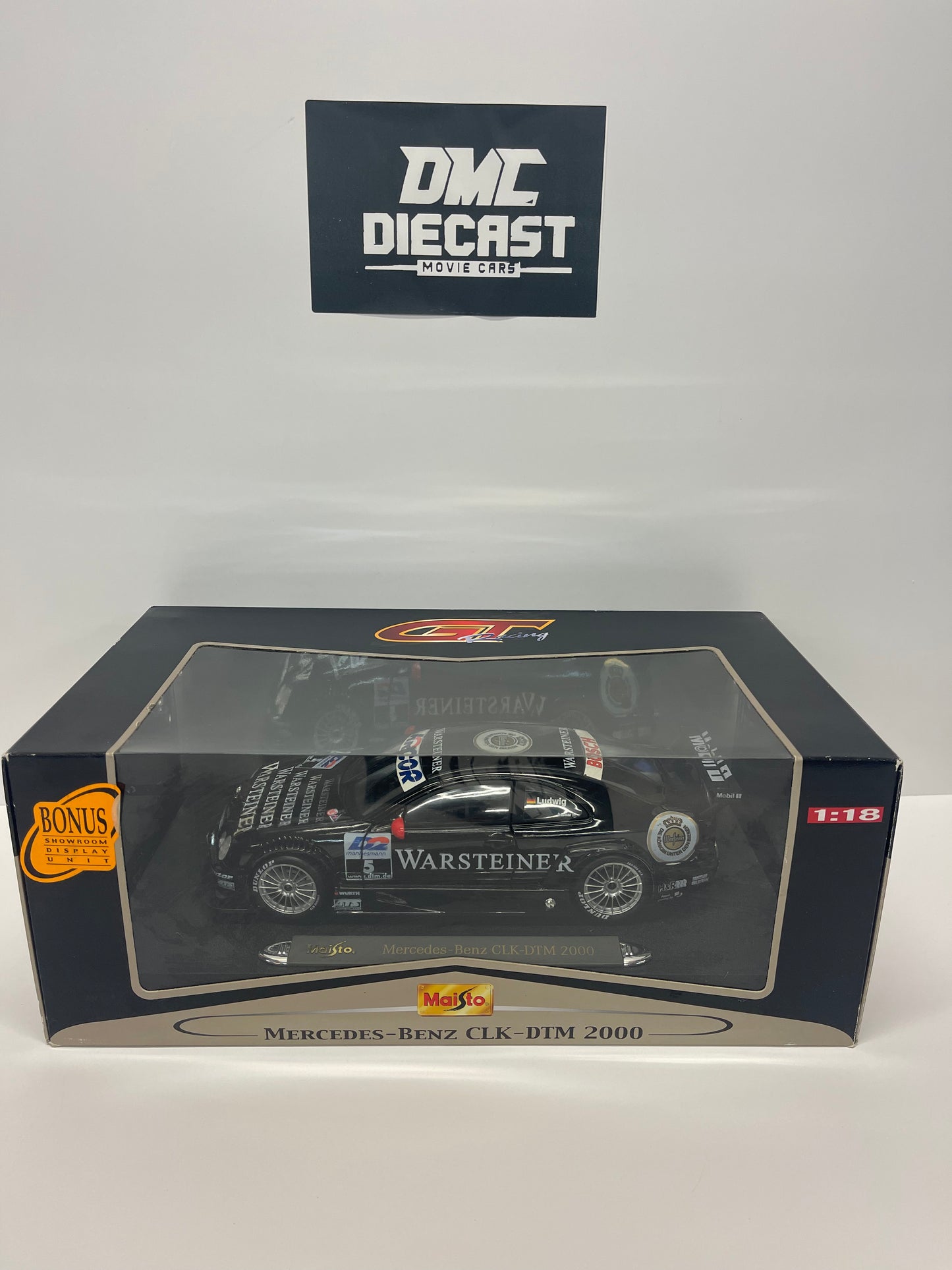 1/18 MAISTO GT RACING 2000 MERCEDES-BENZ CLK-DTM 2000