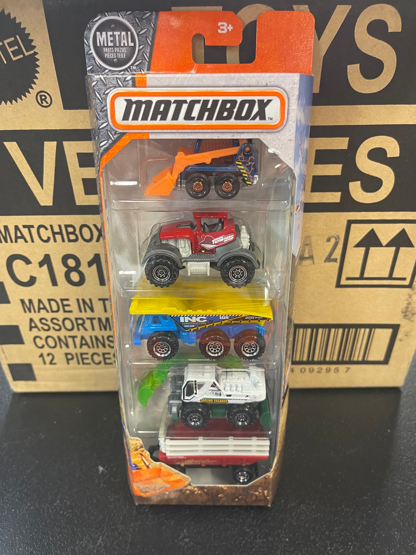 MATCHBOX 5-PACK NEW FROM (2016)