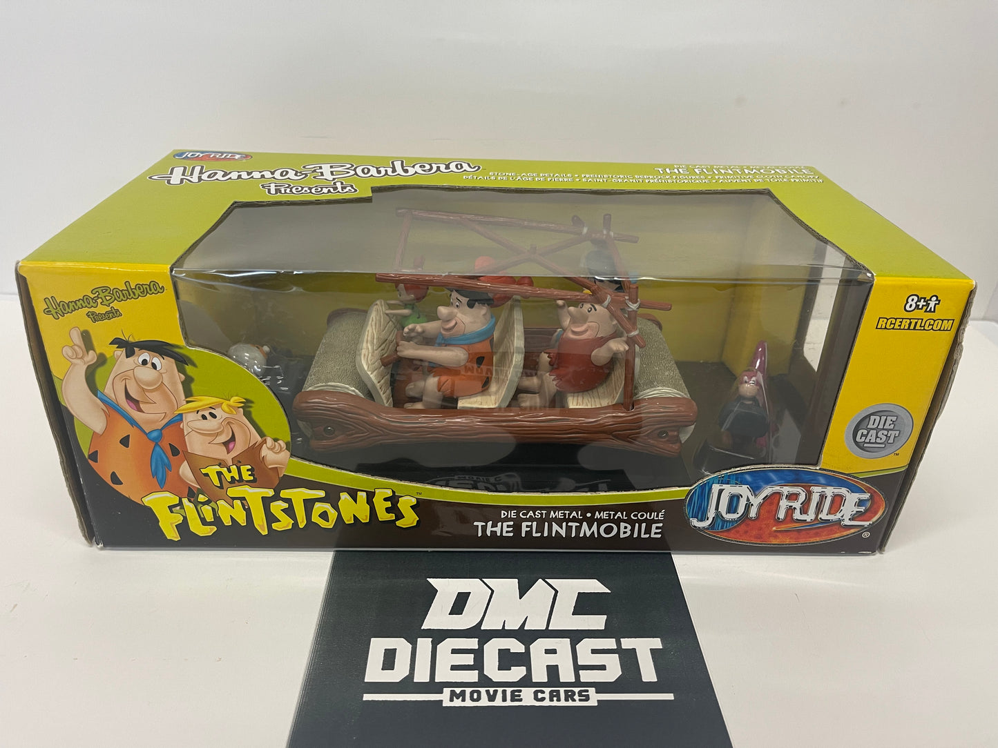 The Flintstones -The Flintmobile, ERTL Joyride, 1/18, With Figures