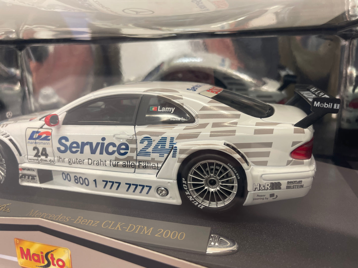 1/18 MAISTO GT RACING 2000 MERCEDES-BENZ CLK-DTM V2