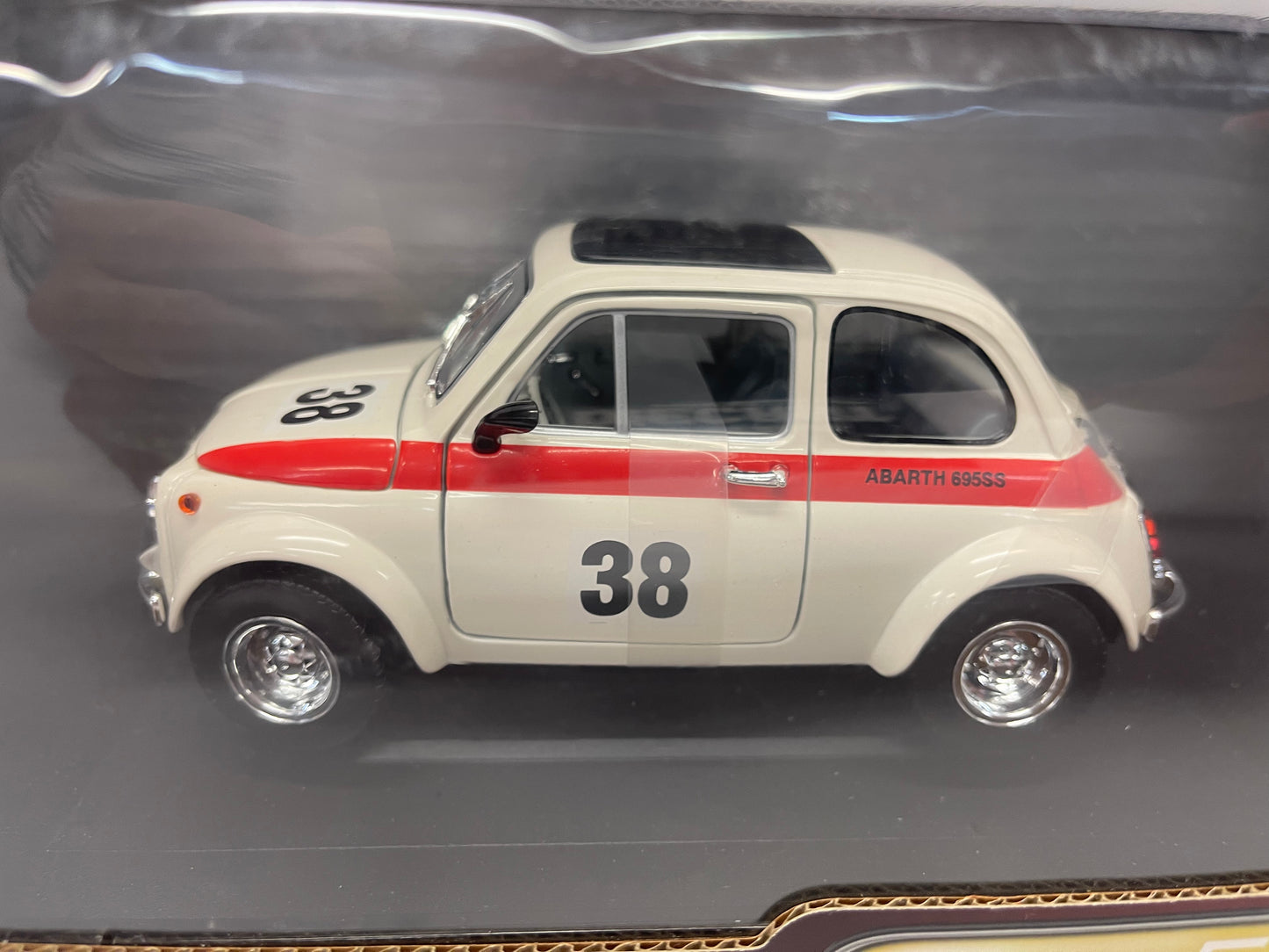 1/18 Mini Cooper / Fiat Abrath 695SS" Racer version #38