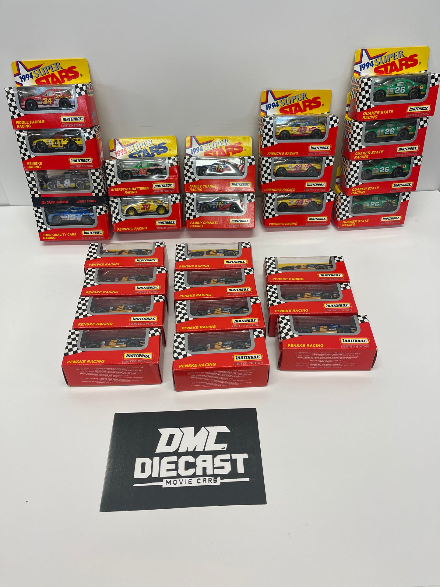 Matchbox Super Stars NASCAR Limited Edition 1:64 Diecast cars