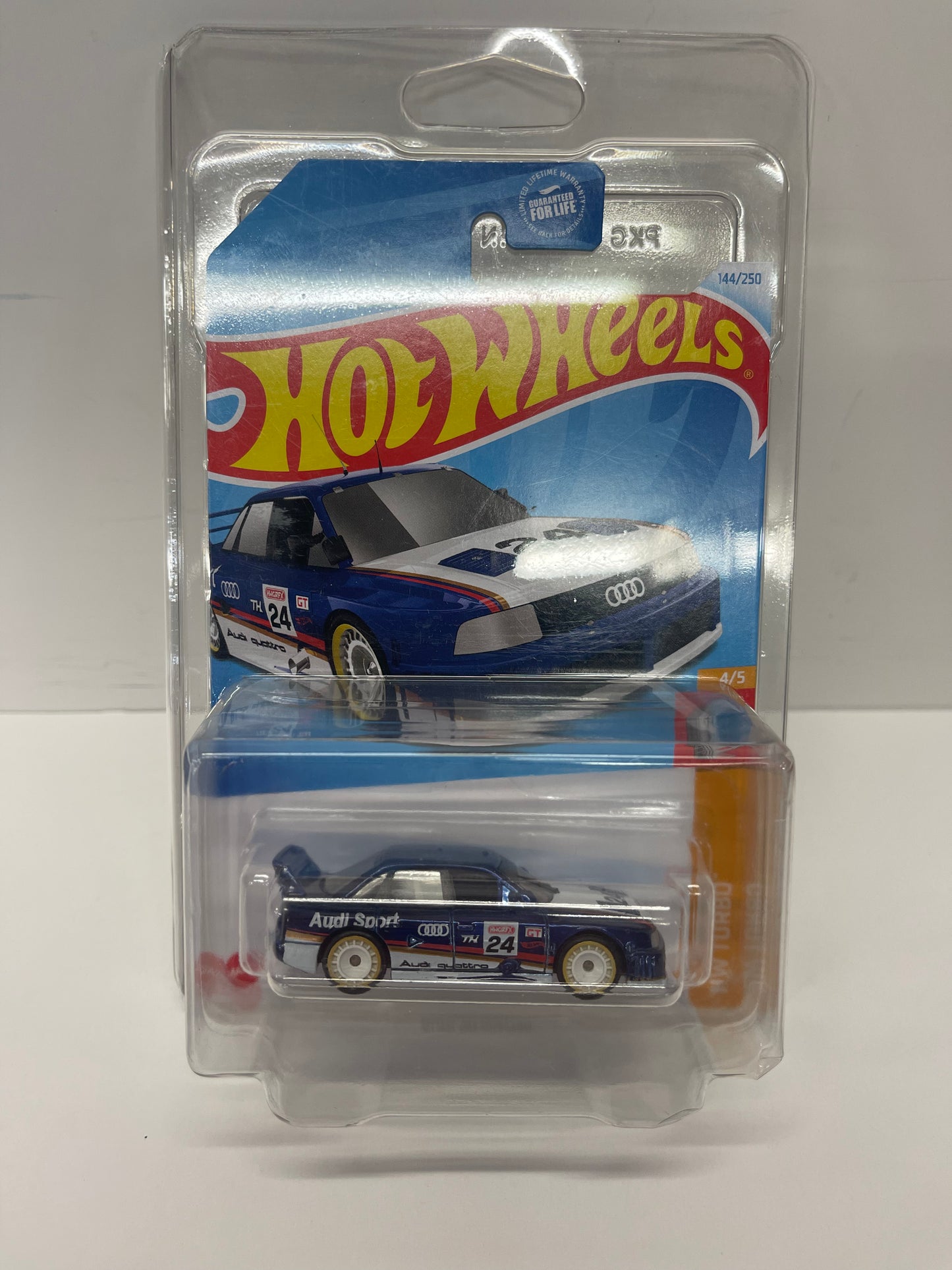 2024 Hot Wheels Super Treasure Hunt Audi 90 Quattro HW Turbo W/Protector