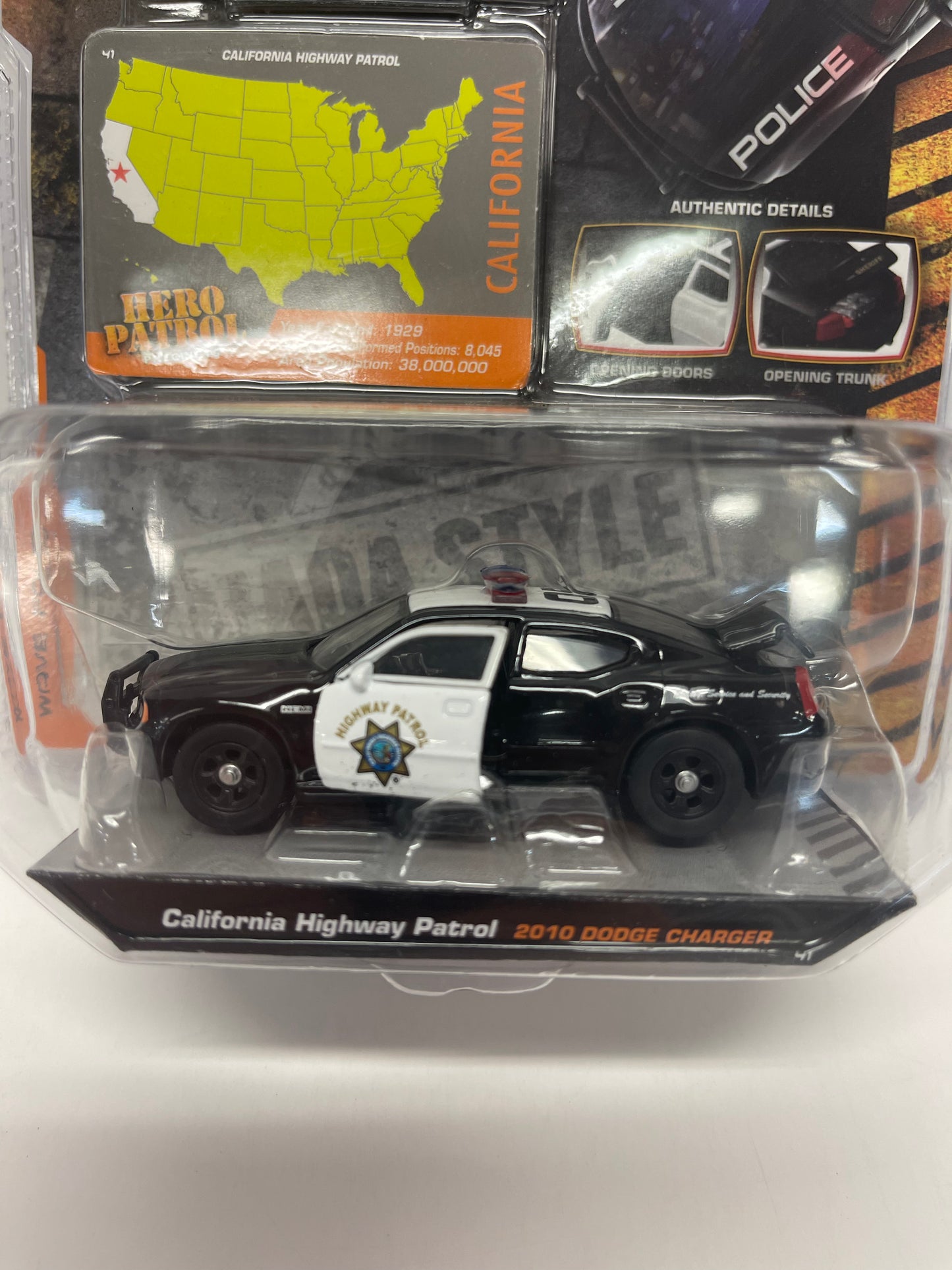 JADA HERO PATROL 1/64 CALIFORNIA HIGHWAY PATROL 2010 CHARGER