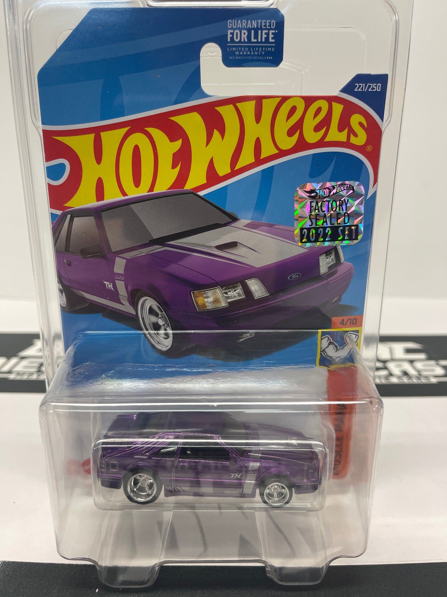 Hot Wheels Super Treasure Hunt 84 Mustang SVO Factory Sealed 2022 STH Purple