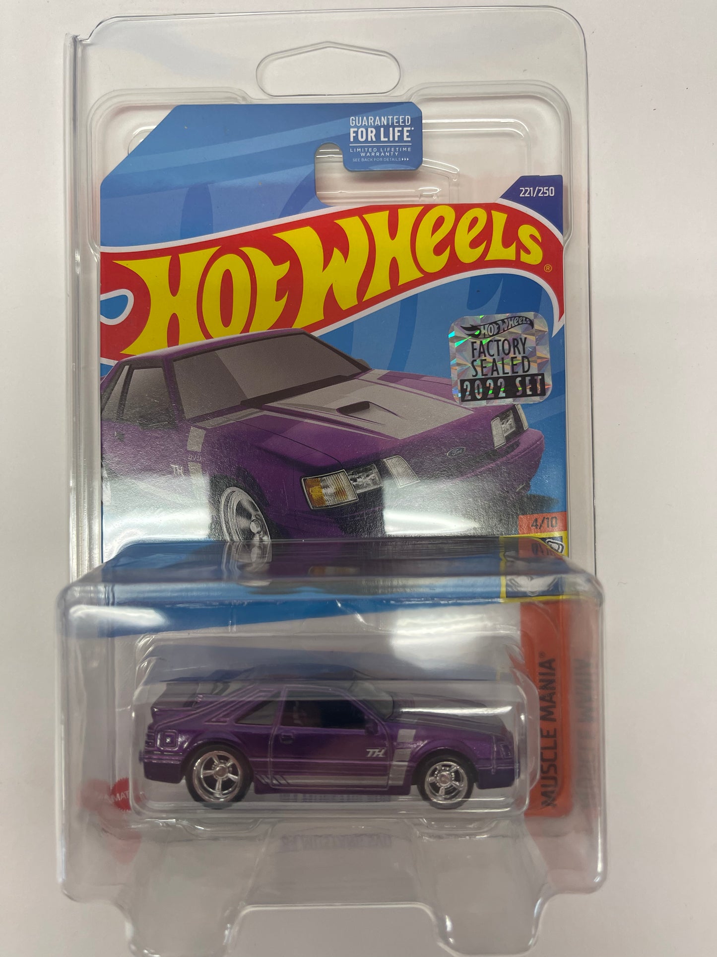 Hot Wheels Super Treasure Hunt 84 Mustang SVO Factory Sealed 2022 STH Purple