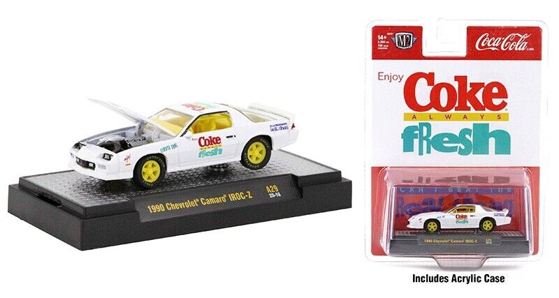 M2 Machines 1990 Chevrolet Camaro IROC-Z Coke Always Fresh A29 1:64