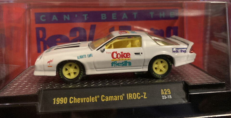 M2 Machines 1990 Chevrolet Camaro IROC-Z Coke Always Fresh A29 1:64