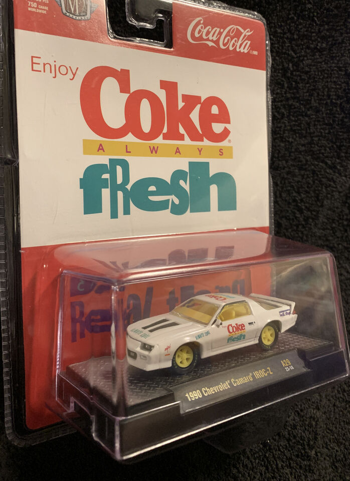 M2 Machines 1990 Chevrolet Camaro IROC-Z Coke Always Fresh A29 1:64