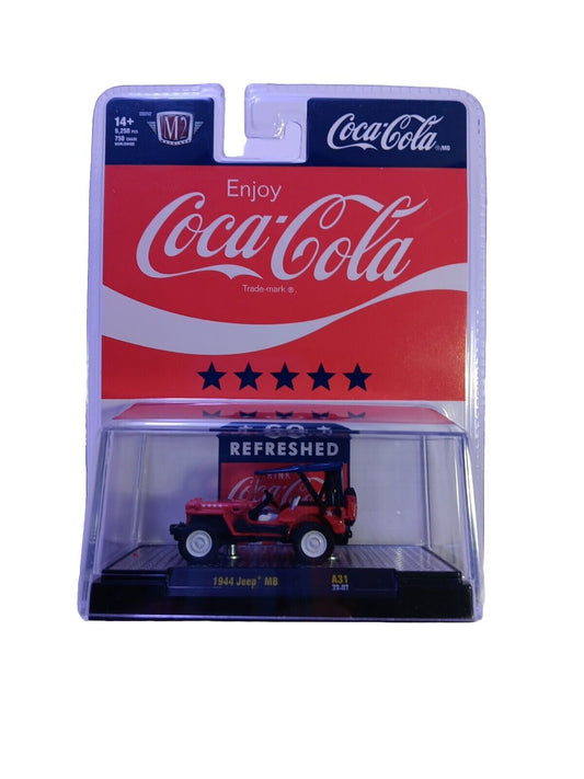 M2 1944 JEEP MB COCA-COLA 1:64 SERIES NEW RELEASE A31 23-07