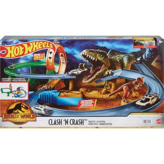 Hot Wheels Jurassic World Clash ‘N Crash Track Set