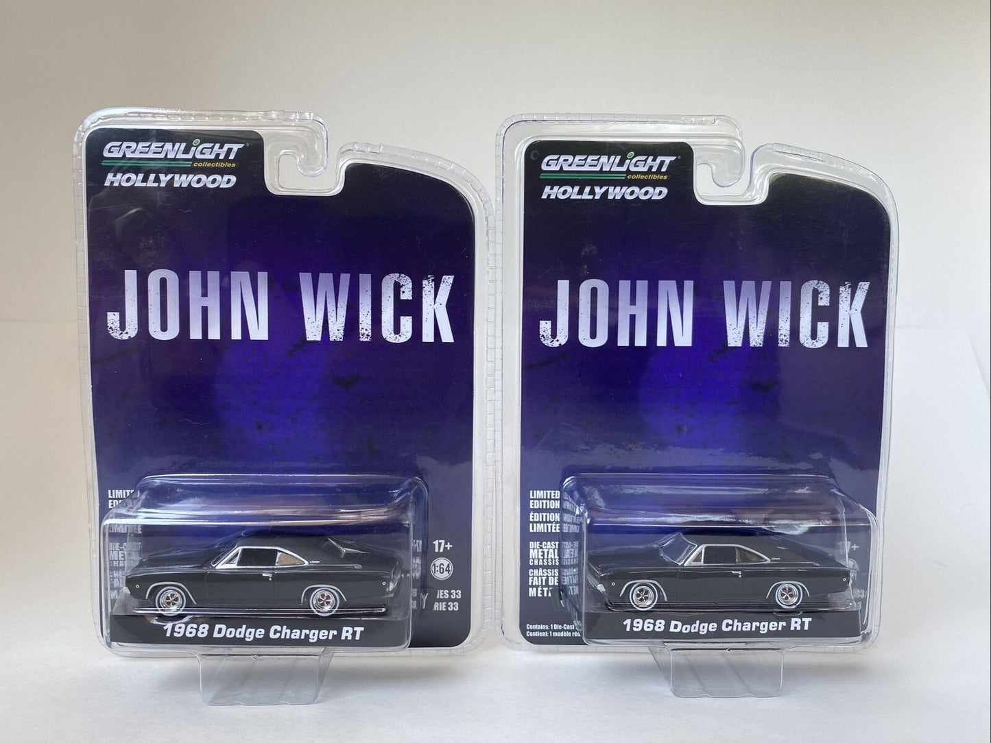Greenlight Hollywood John Wick 1968 Dodge Charger RT 44930-E