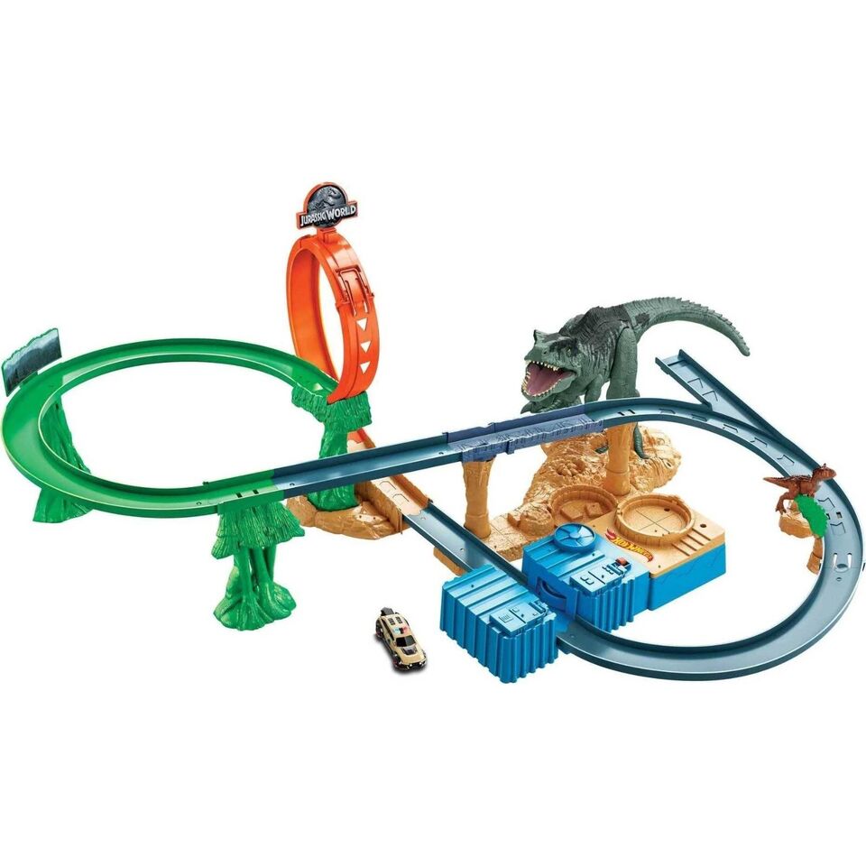 Hot Wheels Jurassic World Clash ‘N Crash Track Set