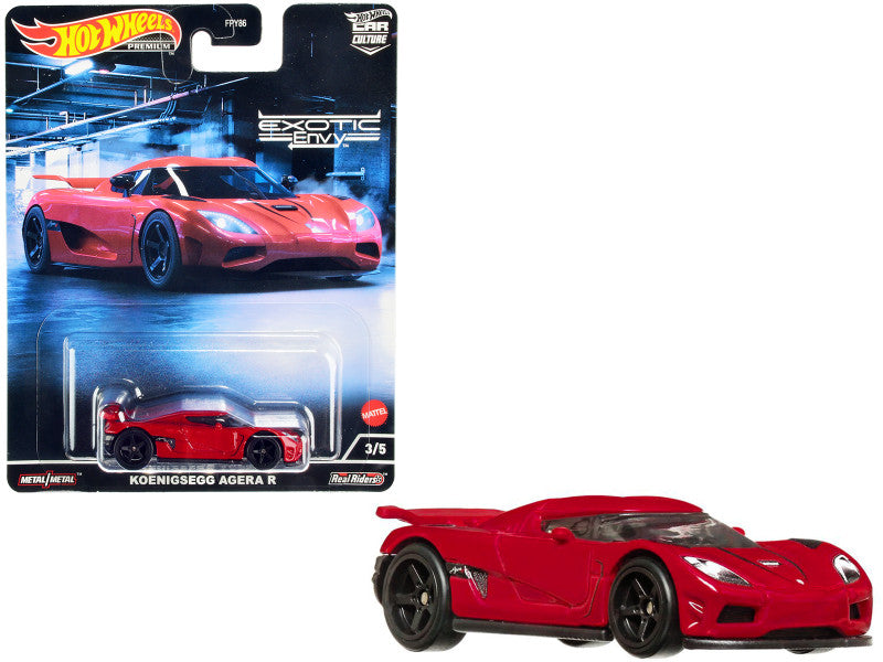 Koenigsegg Agera R Red "Exotic Envy" Series Diecast Model Car by Hot Wheels