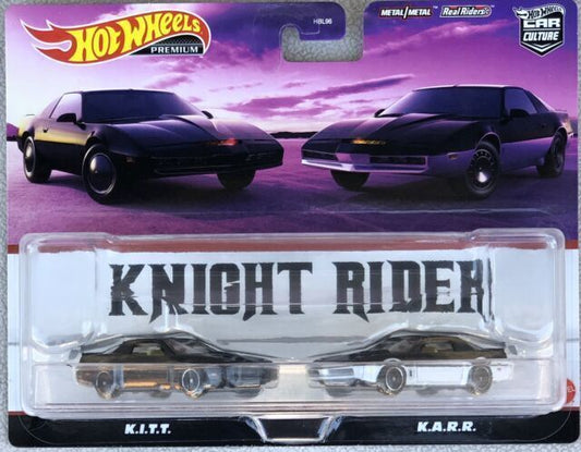 HOTWHEELS KITT & KARR 2-PACK SET "CAR CULTURE" / "REAL RIDERS"