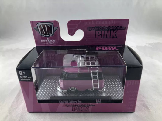 2021 M2 MACHINES 1960 VW Delivery Van Special-order Paint Color Pink