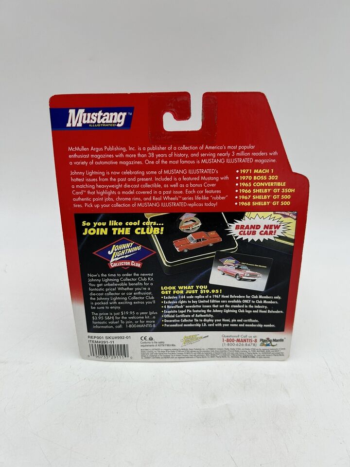 2001 Johnny Lightning 'Mustang Illustrated' | 1966 Shelby GT350H Mustang 1:64