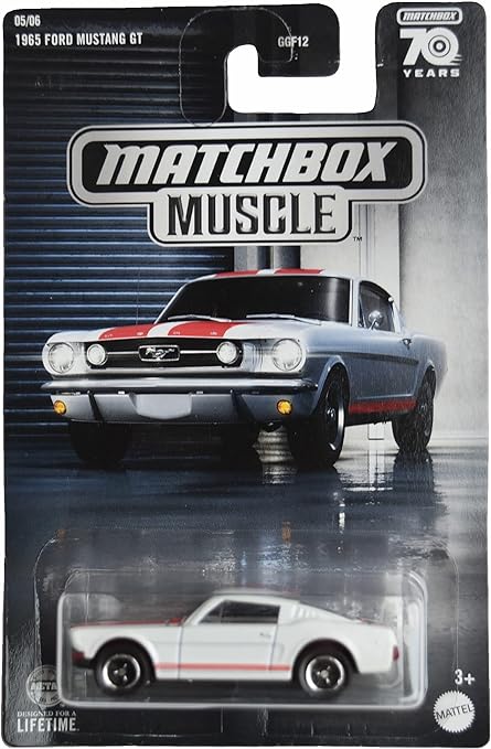 Matchbox 1965 Ford Mustang GT, White 5/6