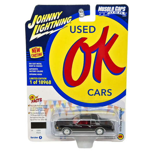 Johnny Lightning Used OK Cars 1978 Chevy Monte Carlo 1:64 Diecast