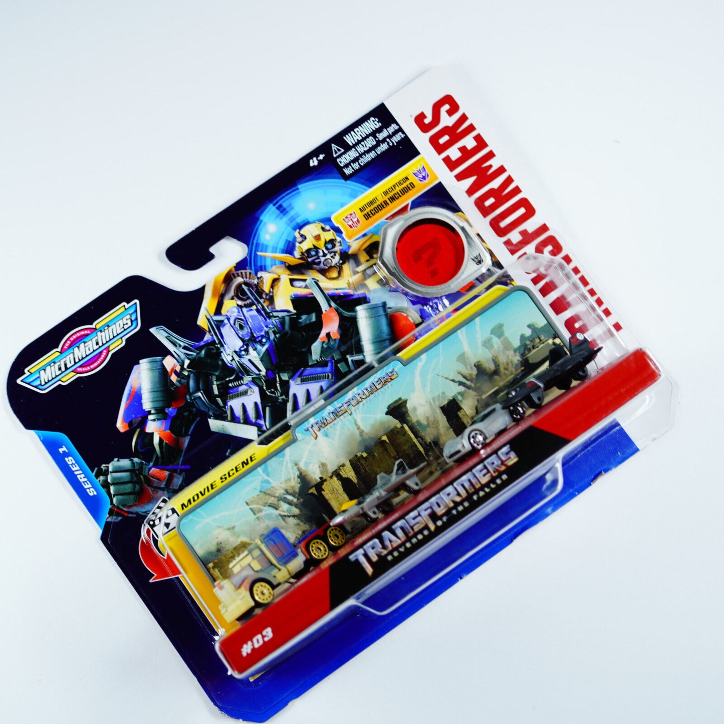 Micro Machines Transformers Series 1 #03 Optimus Starscream Sideswipe Jetfire