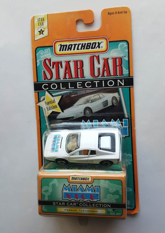 MATCHBOX STAR CAR MIAMI VICE FERRARI TESTAROSSA