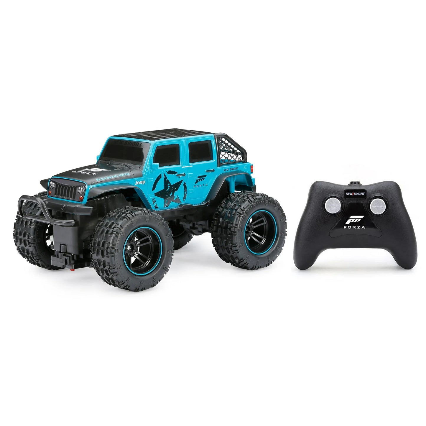 New Bright (1:16) Forza Jeep Wrangler Battery Radio Control Teal Truck