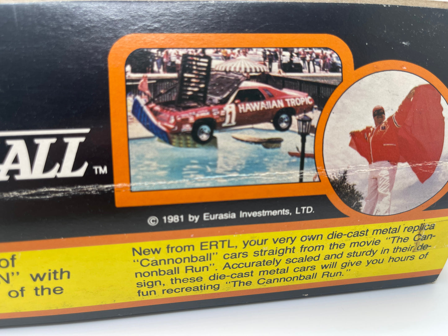 Vintage CANNONBALL RUN 4pc Set from 1981