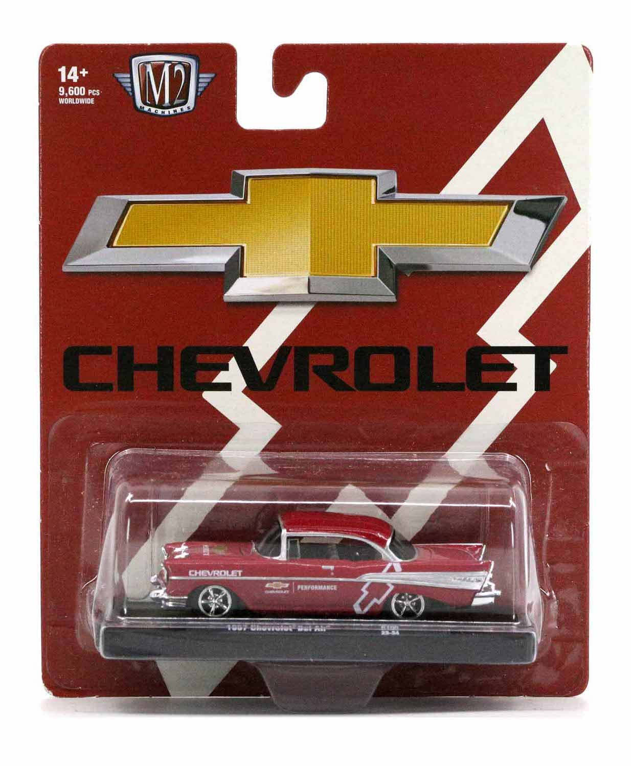 M2 Machines 1957 Chevrolet Bel Air Auto Drivers R100 1:64