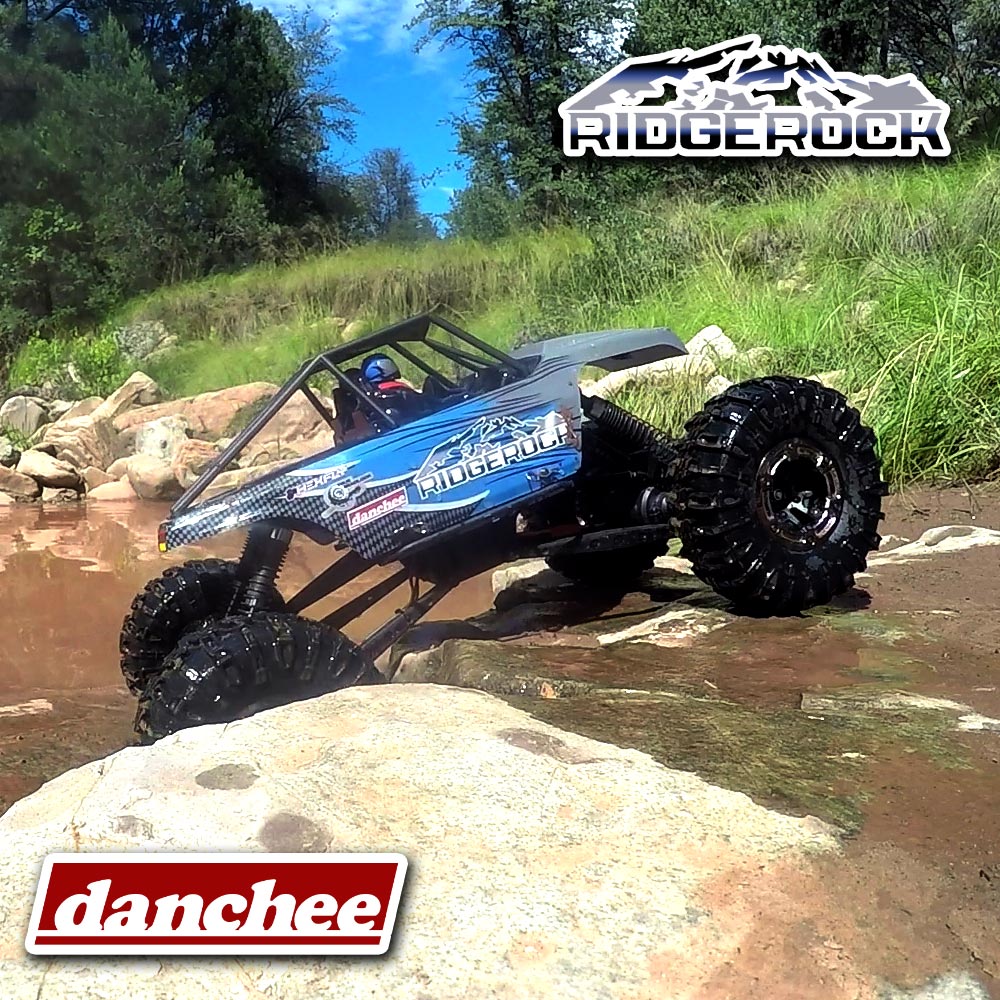 Ridgerock RC Crawler - 4 Wheel Steering - 1:10 Brushed Rock Crawler