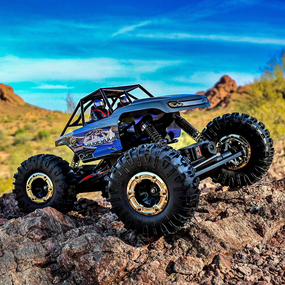 Ridgerock RC Crawler - 4 Wheel Steering - 1:10 Brushed Rock Crawler