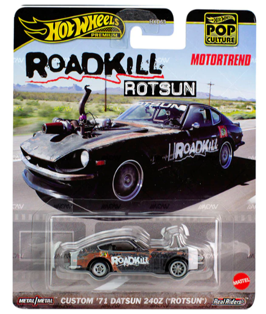 2024 Hot Wheels Pop Culture Roadkill Custom ’71 Datsun 240Z ROTSUN